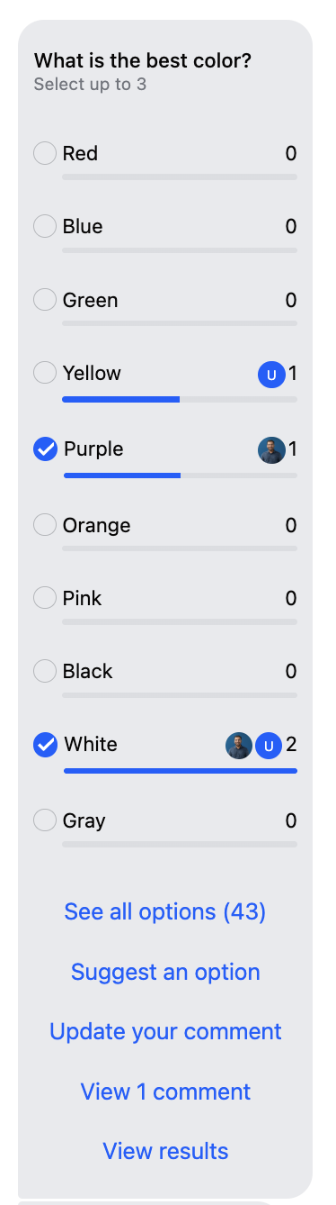 Poll Component