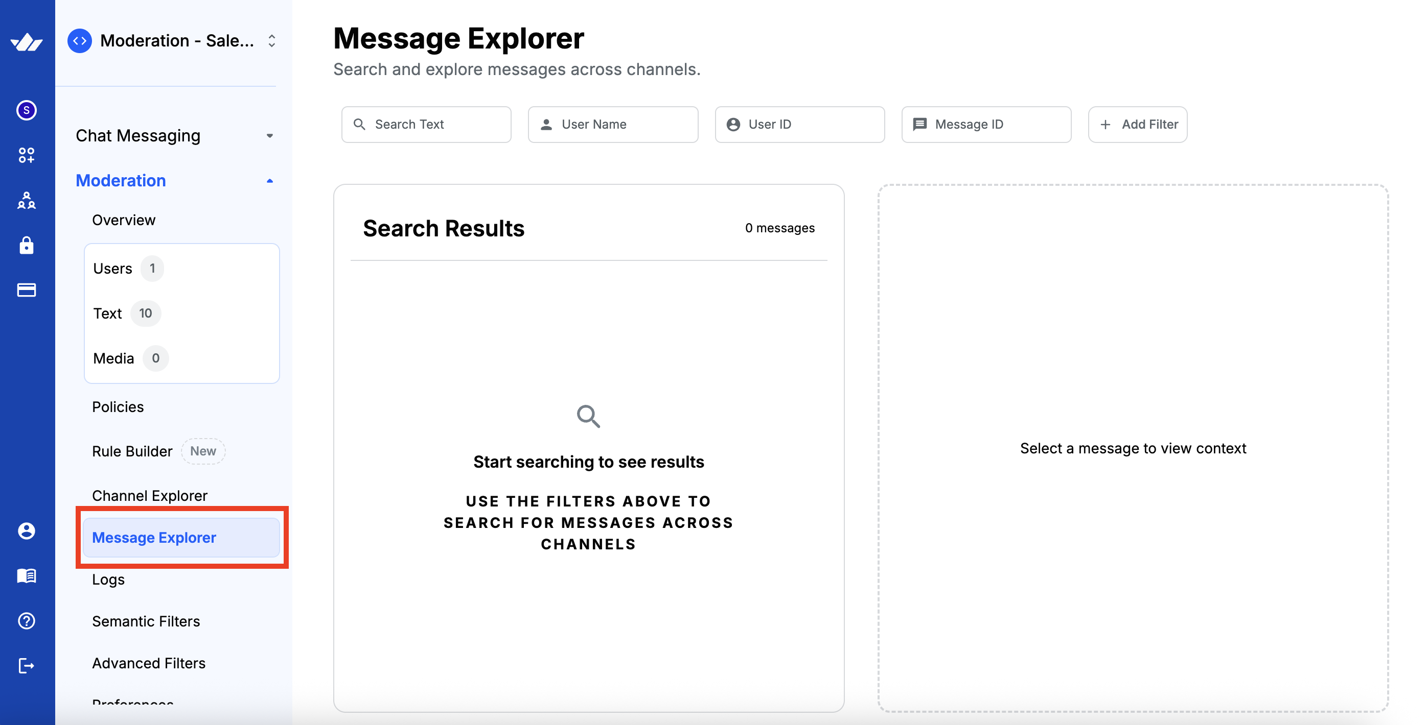 Message Explorer