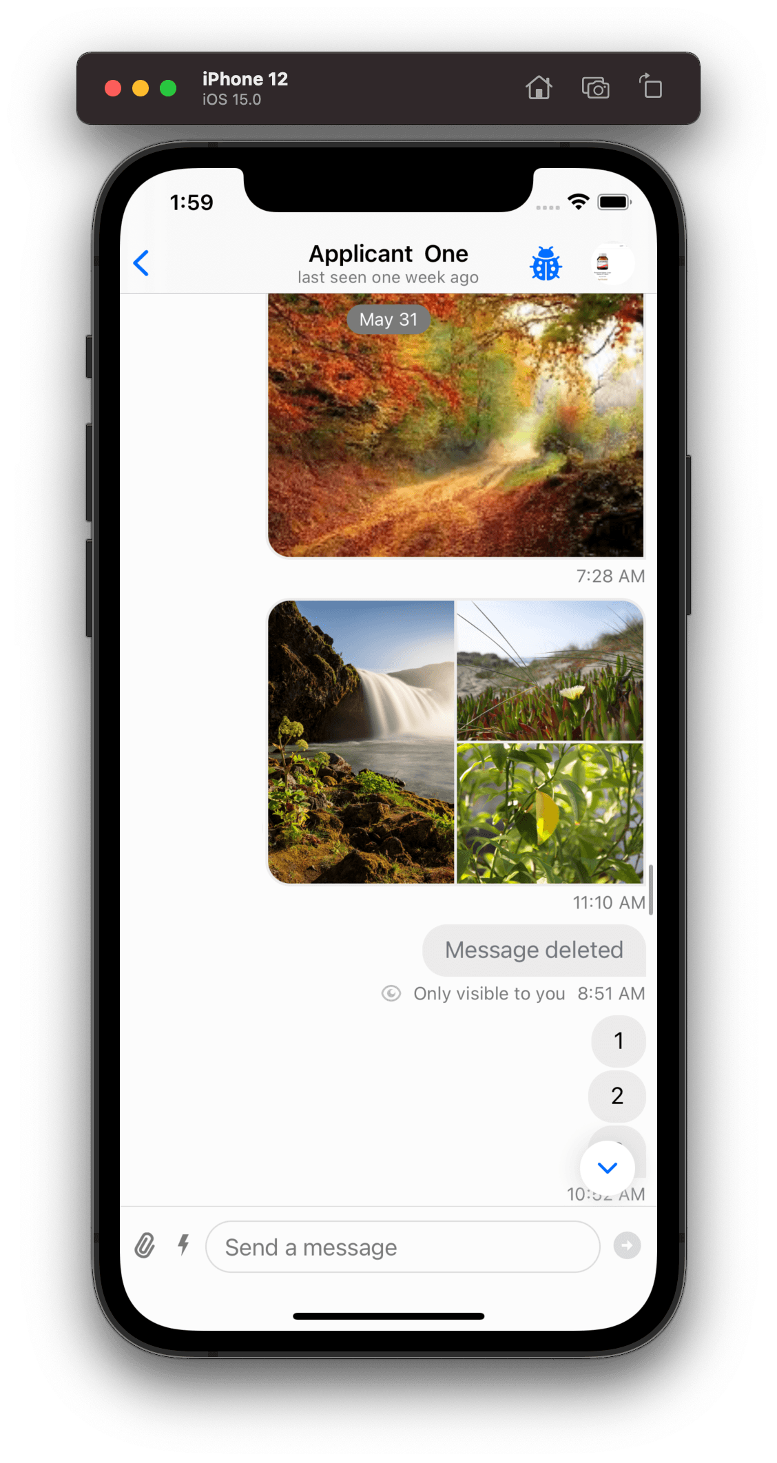 Message List Date Separator Overlay