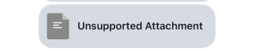 UnsupportedAttachment