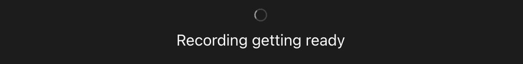 Loading call recording list