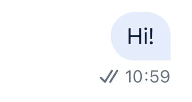 Message Delivery State Delivered