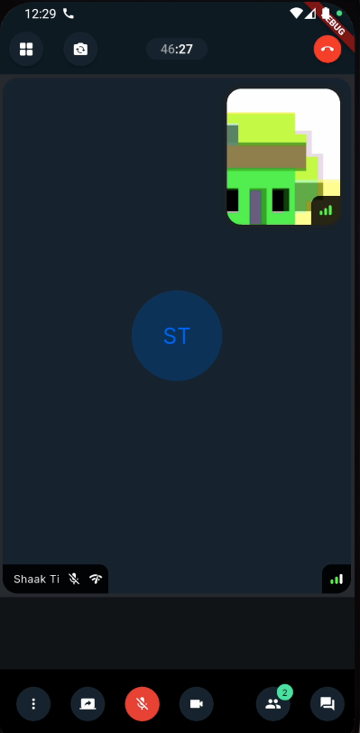 Low bandwidth indicator