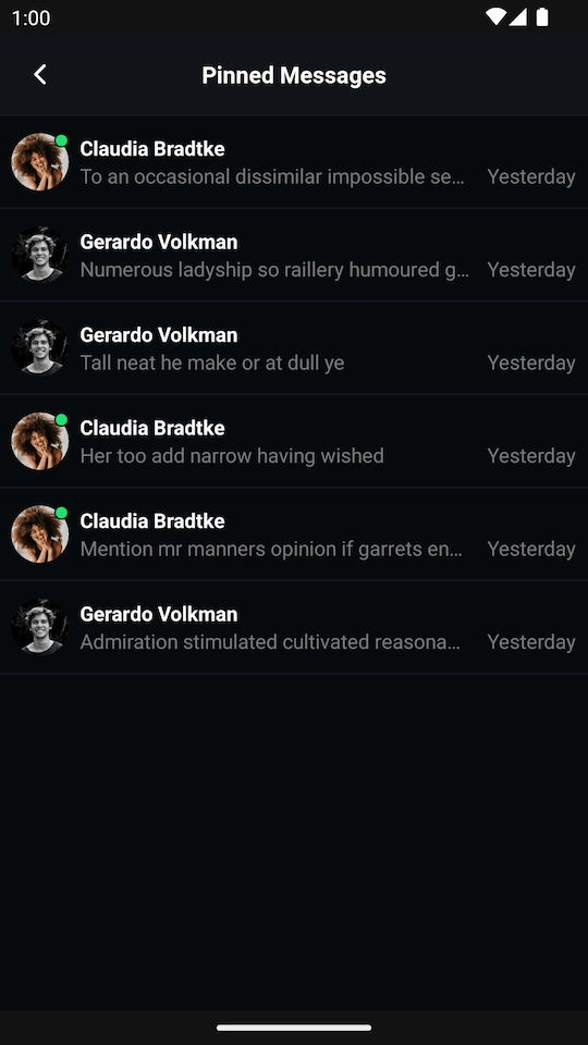 Dark mode