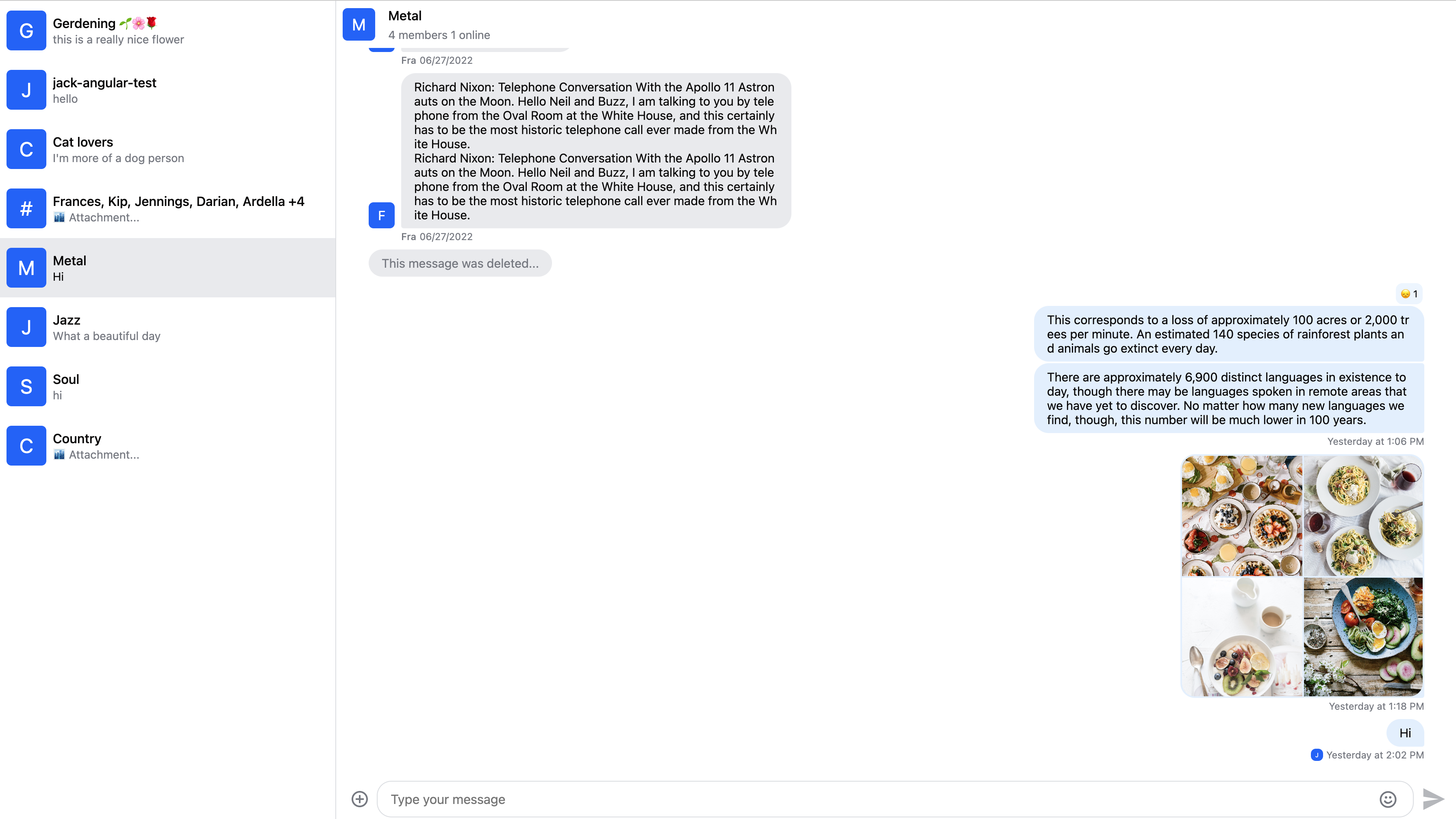 Stream Chat React UI With a Square Theme