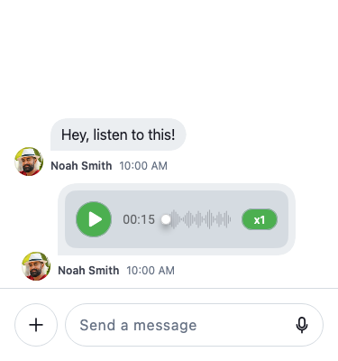 Voice Recording Attachment Custom