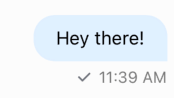 Message Status Sent
