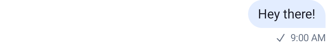 Message Status Sent