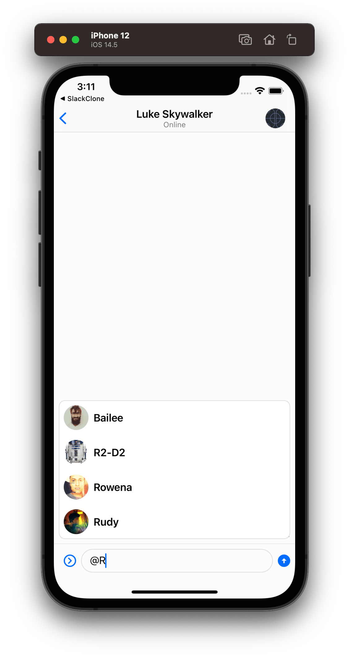 Composer SuggestionsVC Custom Cell