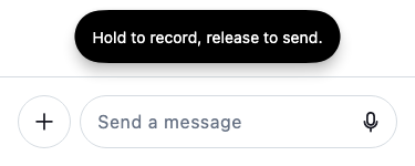 Voice Recording Idle Tooltip