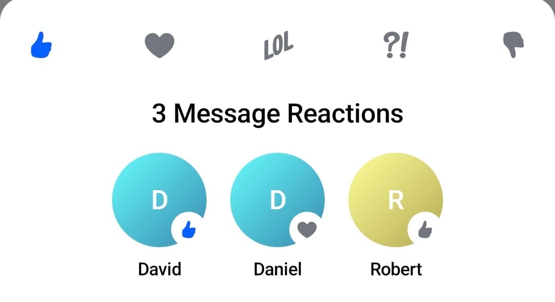 UserReactions