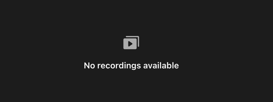 Empty call recording list