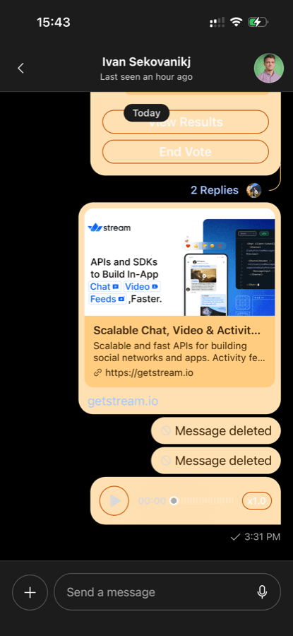 Semantic tokens only, dark mode