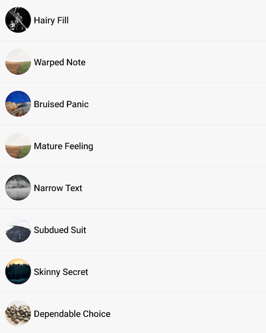 Customized ChannelItem Component