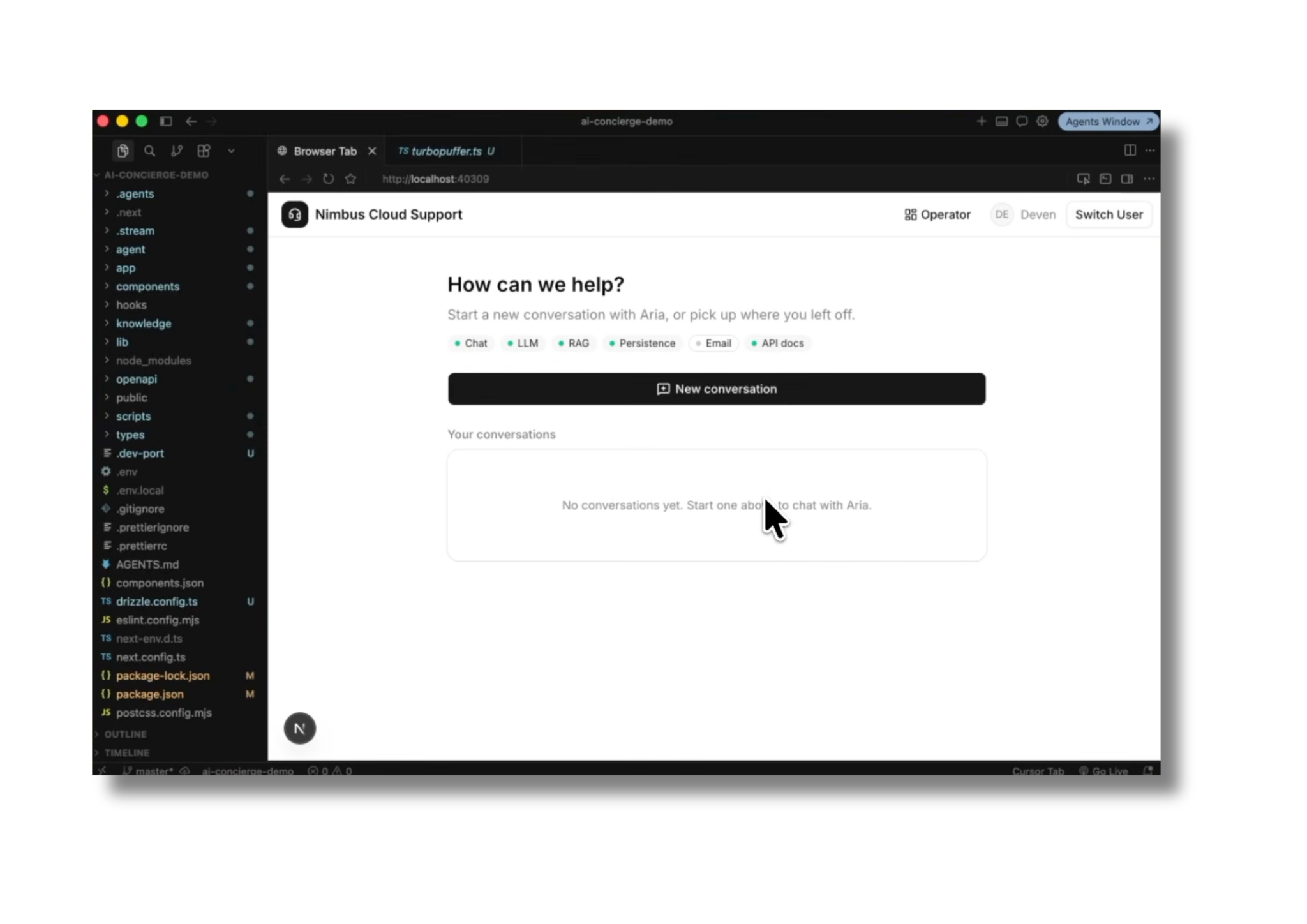 Nimbus Cloud Support landing page asking "How can we help?"