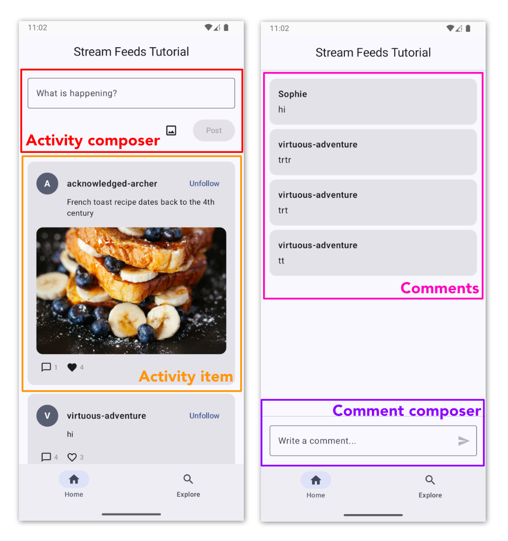 Stream Feeds Tutorial Overview