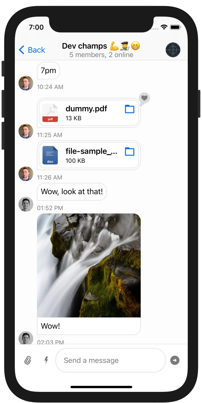 Screenshot showing the channel