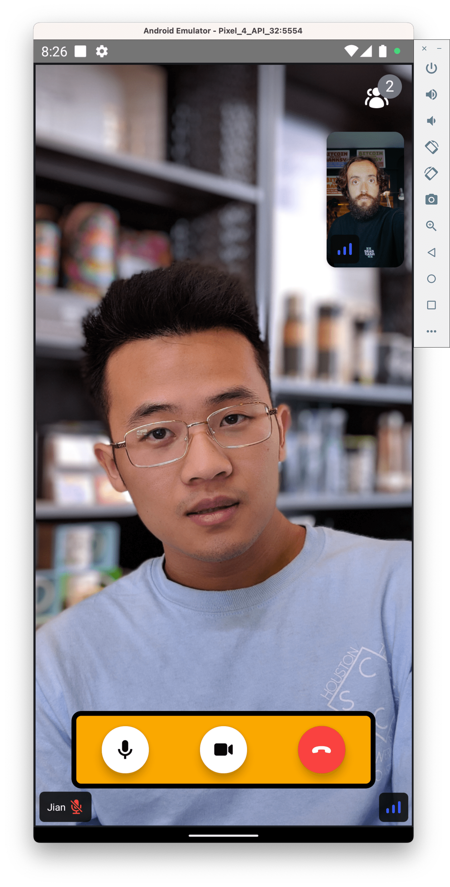 Preview of the video view