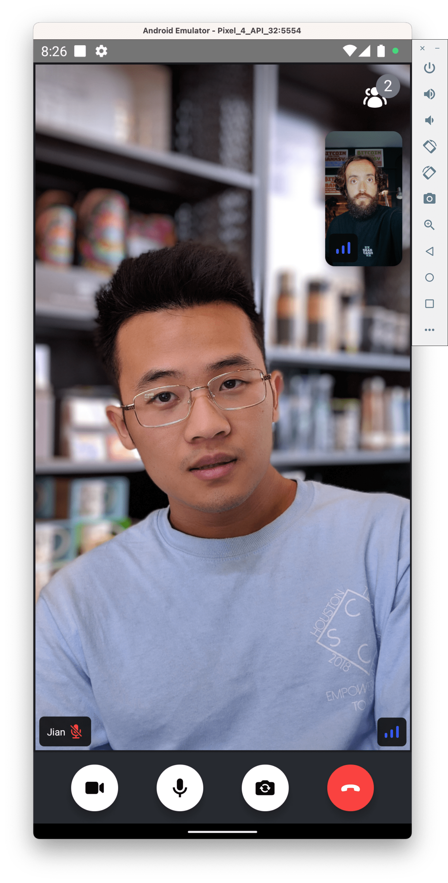 Preview of the video view