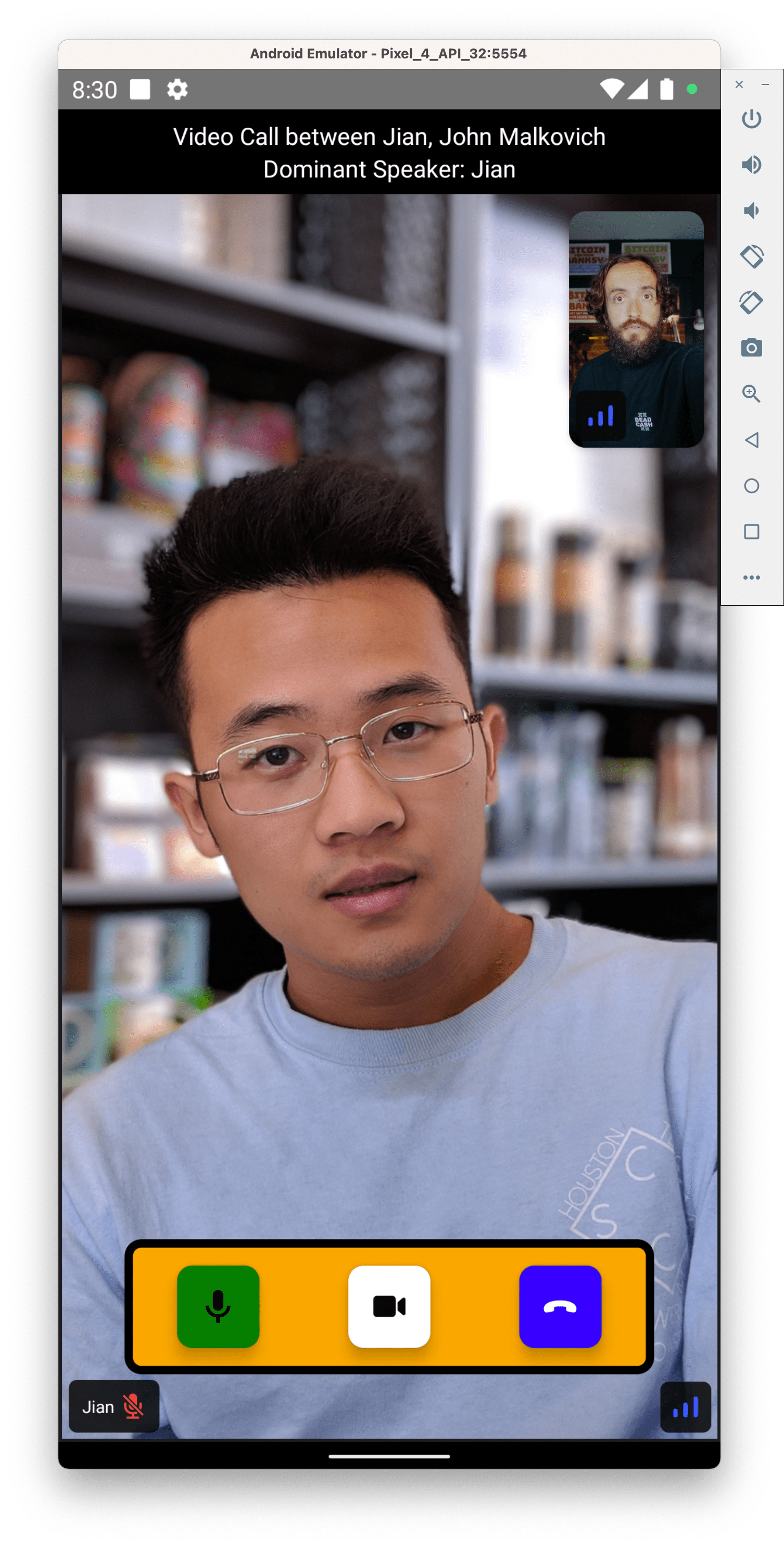 Preview of the video view