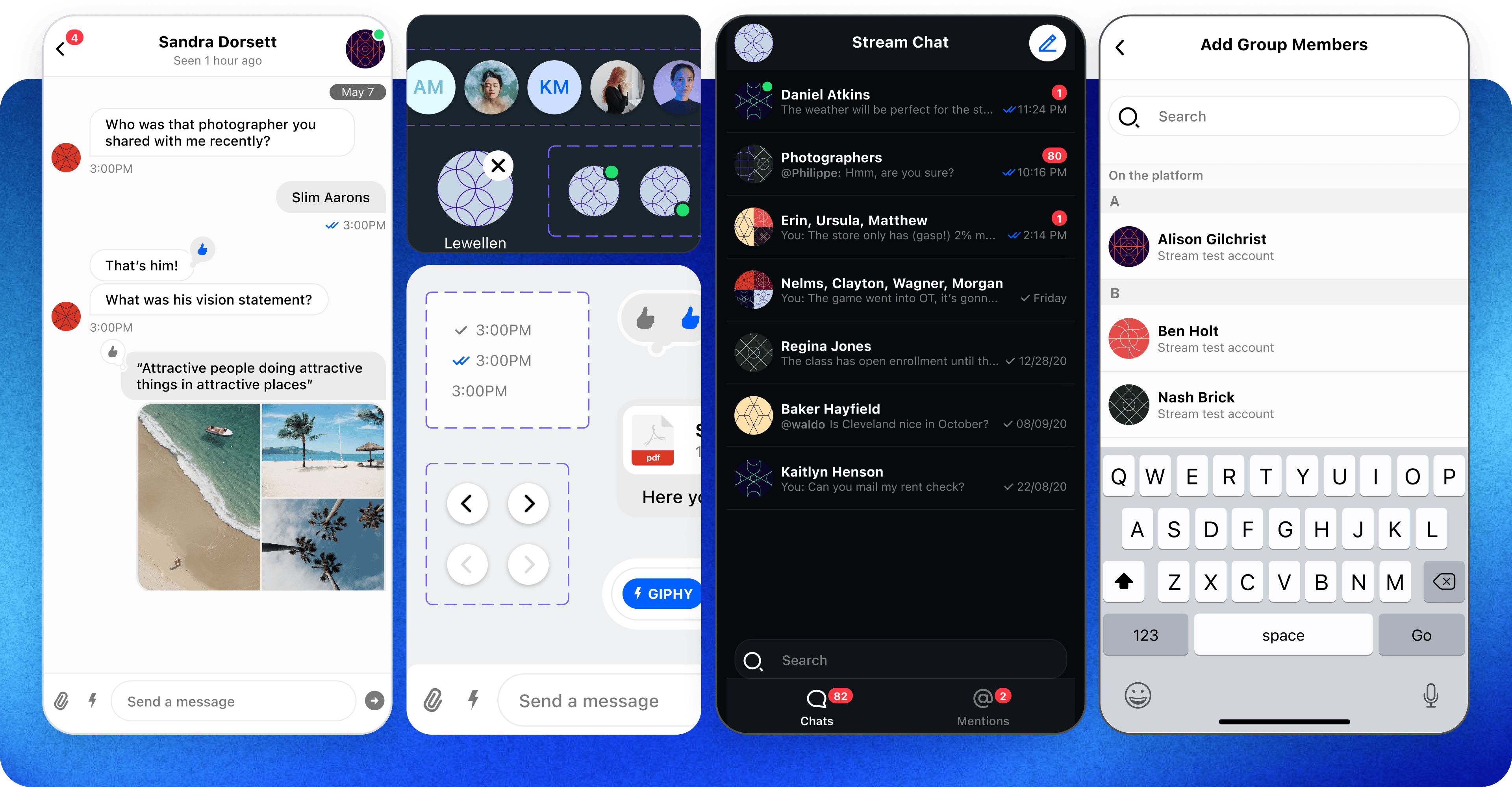 example of mobile chat ui kit