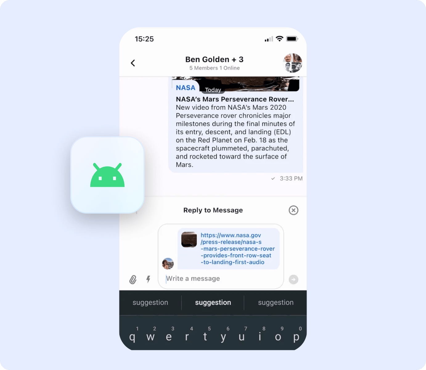 example of android sdk