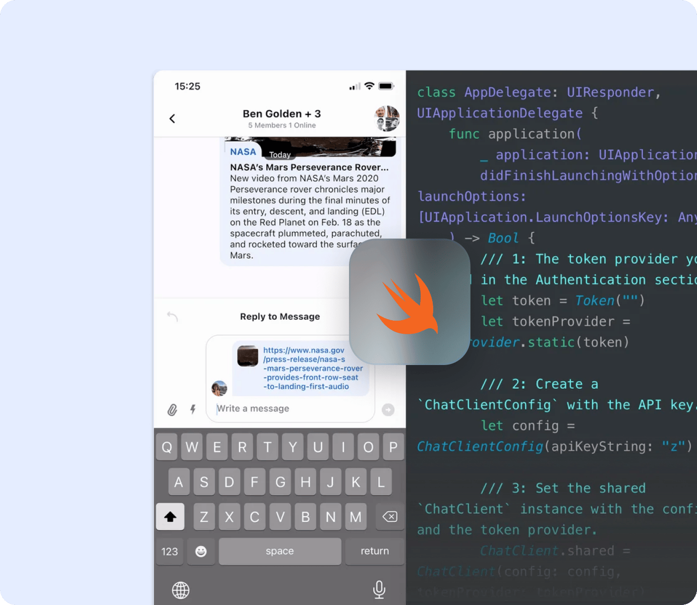 Example of iOS Swift SDK