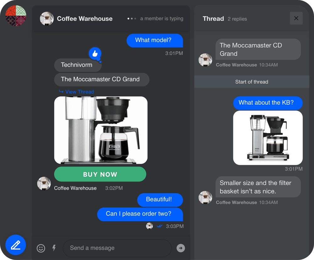Marketplace Chat Service Buyer Seller Messaging System