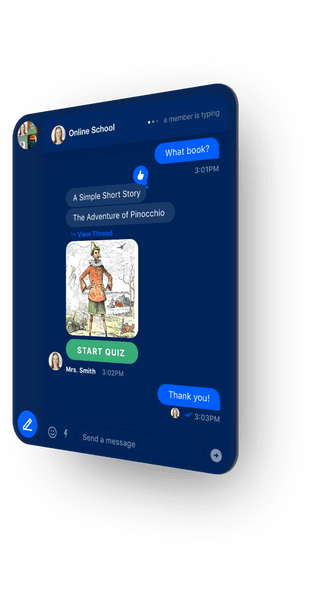 Custom school app built using Stream’s chat service