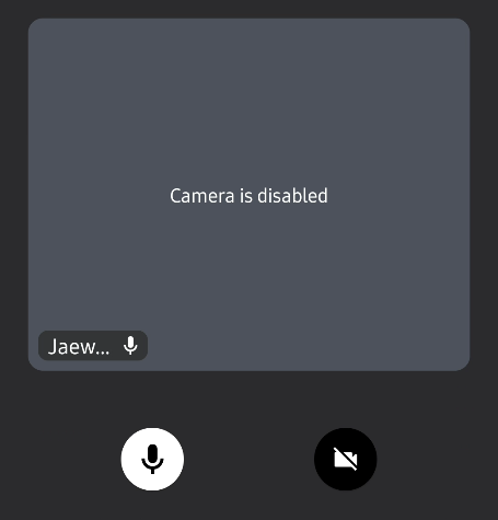 Call Lobby Camera Disabled