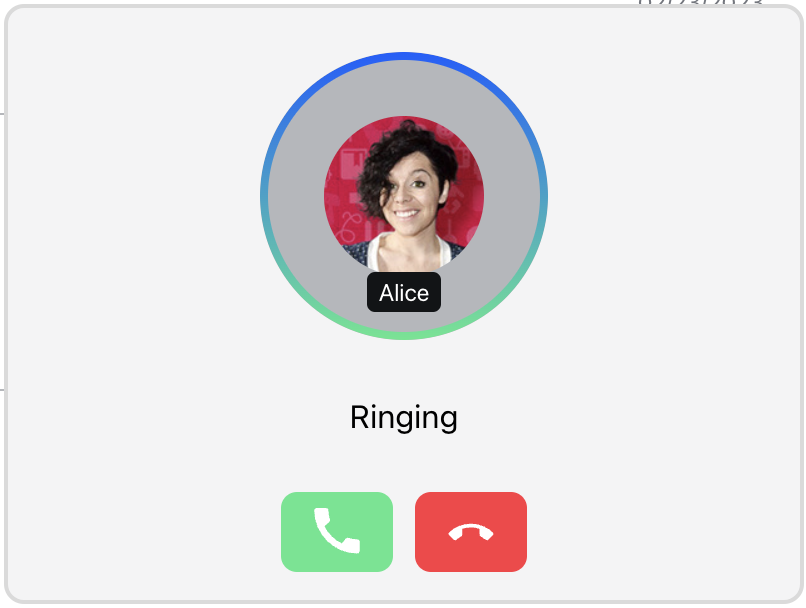 Ringing call